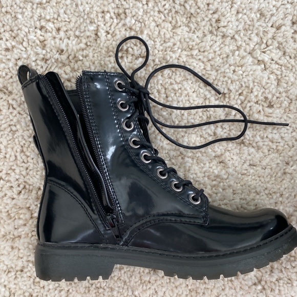 NWOT Mudd Lace Up Zipper Combat Boots - NEW - Picture 4 of 5